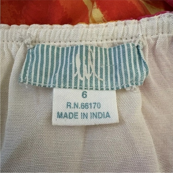 Anthropologie Lil Manambe Floral Silk Halter Maxi Dress Womens Size 6 (1364)‎ - Picture 4 of 5